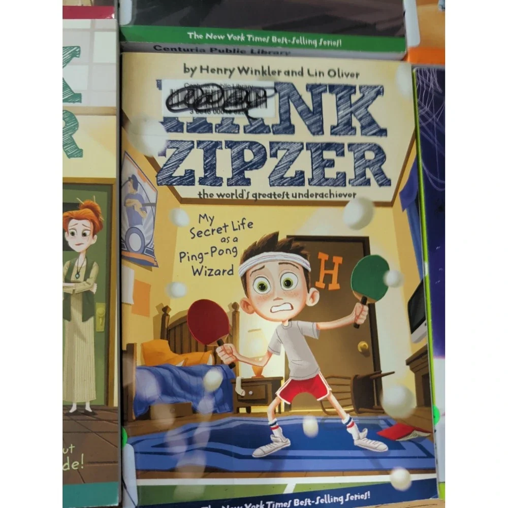Hank Zipzer Henry Winkler Lin Oliver Books 1-10 Paperback Lot Mid Leve Missing 9